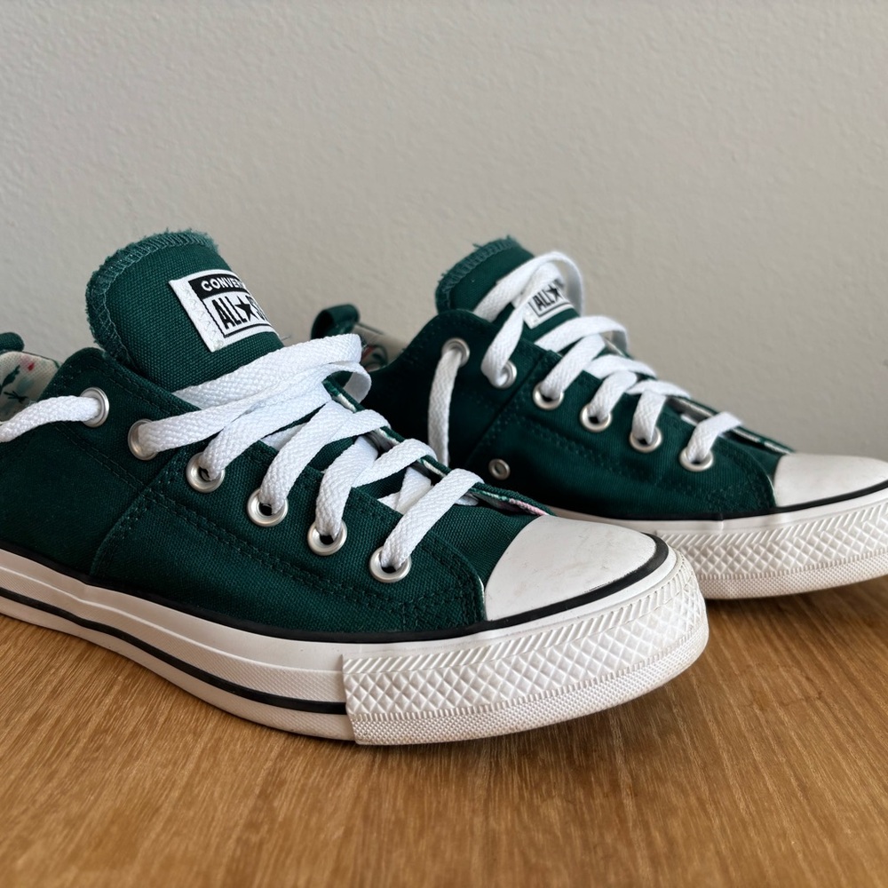 Converse Green Low-Top Sneakers